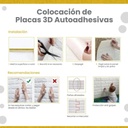 Placas 3d Autoadhesivas Pared Muresco Pintable/lavable Ladri Piedra Negra