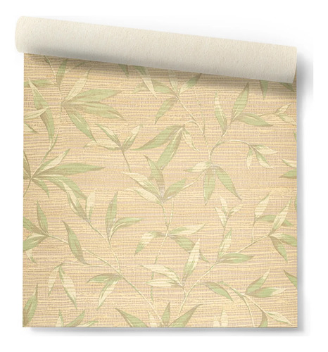 Papel Vinilizado F/beige Hojas Decorpaper 1186/2 Muresco Ds