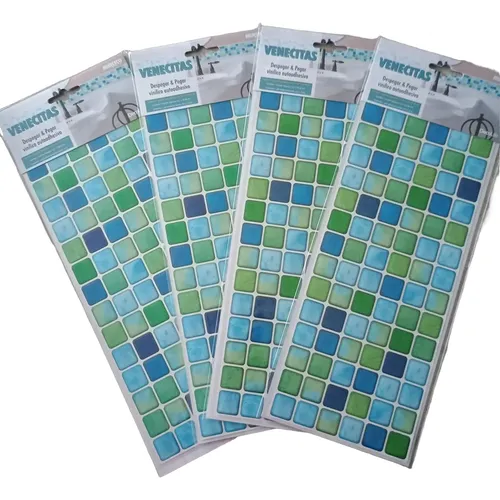 Pack X 4 Venecitas 3d Autoadhesivas - Clásicas