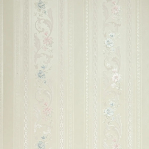 Papel Vinilico Sedado Flores Blanco Stylo Muresco 1470/1 DecoStock