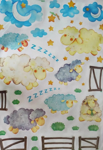 Wallsticker Muresco Autoadhesivo 50 X 70 Cm Varios Modelos