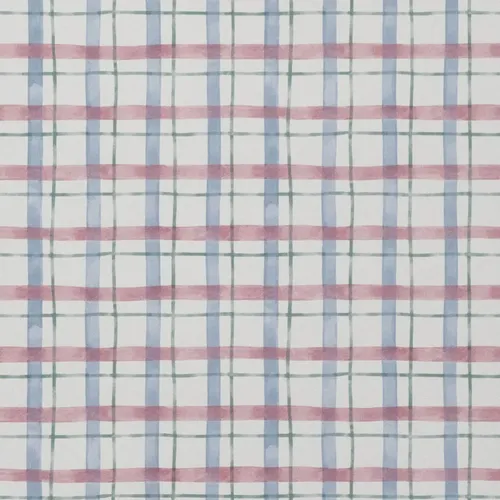 Papel Vinilico Cuadrille Acuarelado Rosa Azul Parkview Imperial Ds