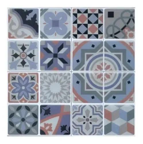 Ceramico Calcareo 3d Autoadhesivo Muresco 25,4x25,4cm Dstock
