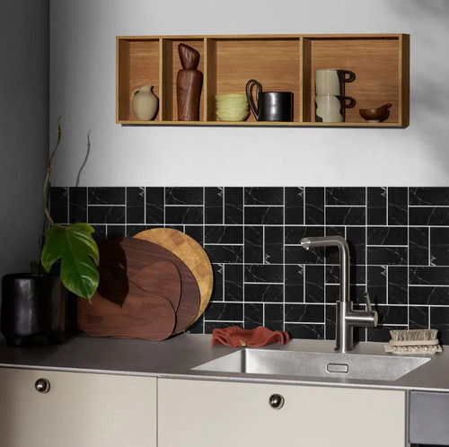 Ceramico Autoadhesvo Muresco Simil Mármol Imperial 25,4 X25,4 DecoStock