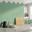 Cerámico Autoadhesivo Muresco Espiga 1672/1 Verde 26x26