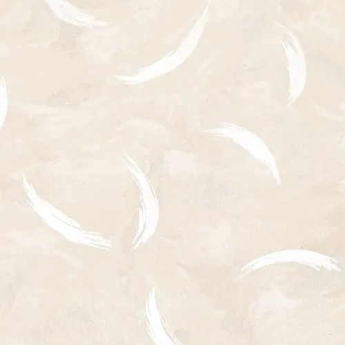 Papel Vinilizado Beige Pinceladas Plata Muresco 170/2 Dstock Decorpaper