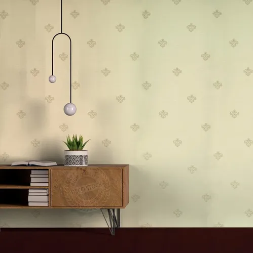 Papel Vinilizado F/ Beige Viva La Casa Muresco 179/2 Dstock