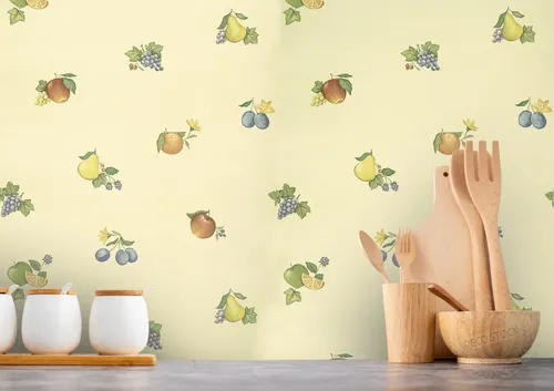Papel Vinilizado Muresco Viva La Casa Frutas 182/2