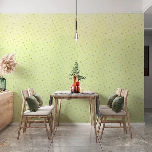 Papel Vinilizado Viva La Casa Flores Muresco Infantil 189/4