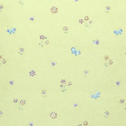 Papel Vinilizado Viva La Casa Flores Muresco Infantil 189/4