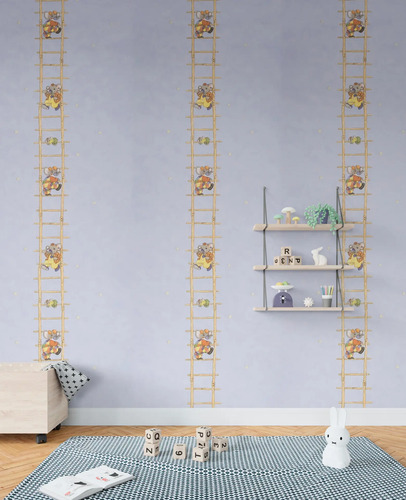 Papel Vinilizado F/celeste Infantil Elefante Dream World Artemisi
