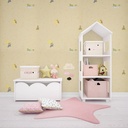 Papel Vinilizado F/amarillo Infantil Animalitos Dream World
