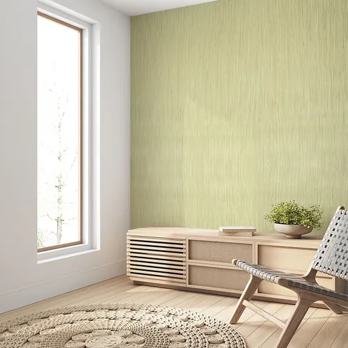 Papel Vinilico Texturado Rayado Verde Studio 1941/3 Muresco