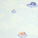 Papel Vinilico F/ Celeste Winnie Pooh Disney 2037/1 Muresco