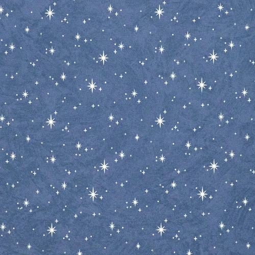 Papel Vinilico Texturado F/ Azul C/estrellas 2041/2 Muresco