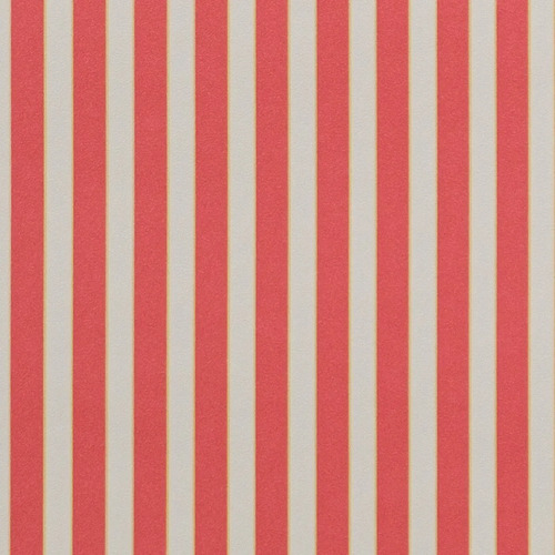 Papel Vinilico Rayado Disney 2063/4 Muresco Decostock Rojo Y Blanco