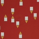 Papel Vinilico  Texturado Fondo Rojo  Muresco Picnic 2302/1 DecoStock