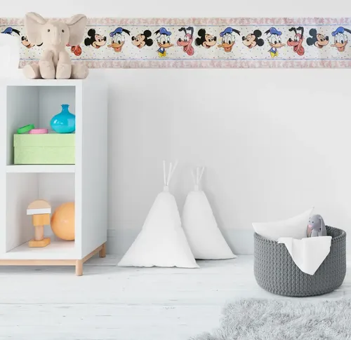 Guarda Vinilica X 5 Mts Mickey, Donald, Pluto 2503/1 Muresco DecoStock