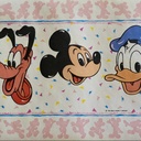 Guarda Vinilica X 5 Mts Mickey, Donald, Pluto 2503/1 Muresco DecoStock