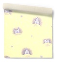 Papel Vinilizado Magic Dreams Castillo Fondo Amarillo 3901/1 DecoStock