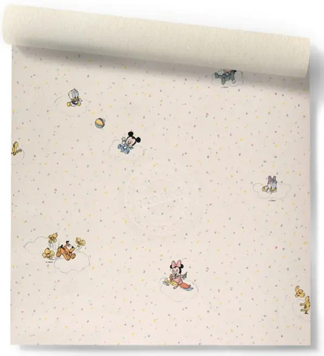 Papel Vinílico Disney Fondo Blanco Muresco 85058/1