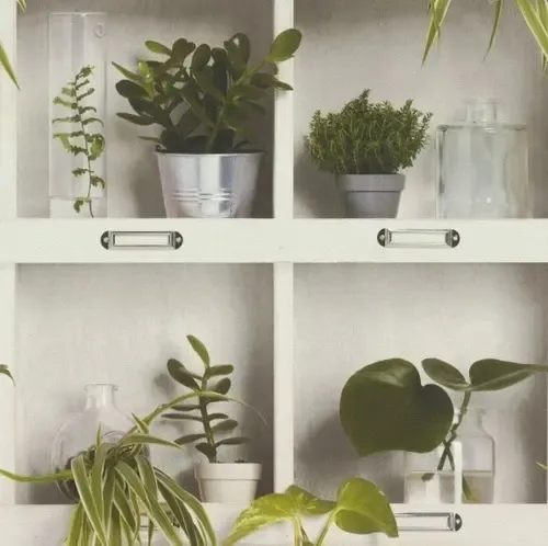 Papel Vinílico Importado Freundin 440133 Plantas DecoStock