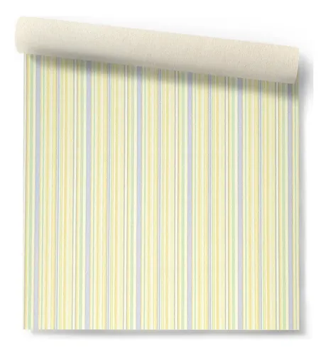 Papel Vinilico Texturado Rayas Claritas Muresco 2039/1 Ds