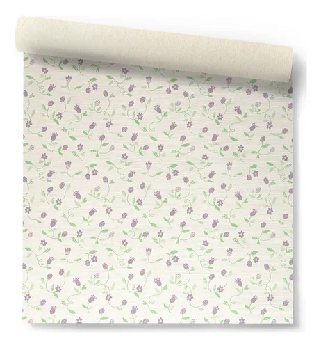 Papel Vinilico Texturado Forcitas Lila Nido Muresco 8706/2