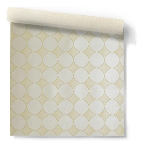 Papel Vinilico Cìrculos Geomètrico Galia Muresco 47/2 Dstock