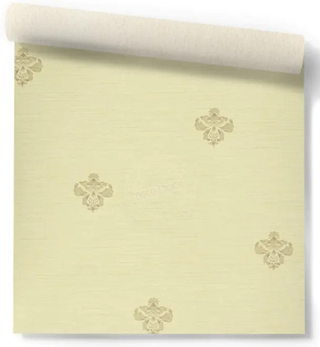 Papel Vinilizado F/ Beige Viva La Casa Muresco 179/2 Dstock
