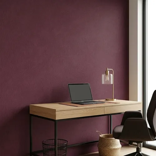 Papel Vinilico Símil Cuero Violeta Muresco Corium 4215/3 DecoStock