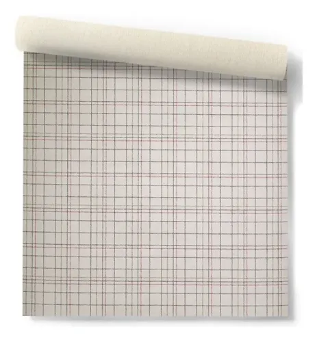 Papel Vinilizado Importado Est. Ingles 25911 Cuadrillé F/Blanco Club House DecoStock