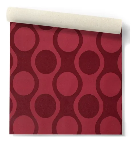 Papel Vinilizado Amarie Muresco Bordo 34/7 DecoStock