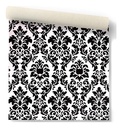 Papel Vinilizado  Muresco Arabesco Blanco y Negro 37/1 DecoStock