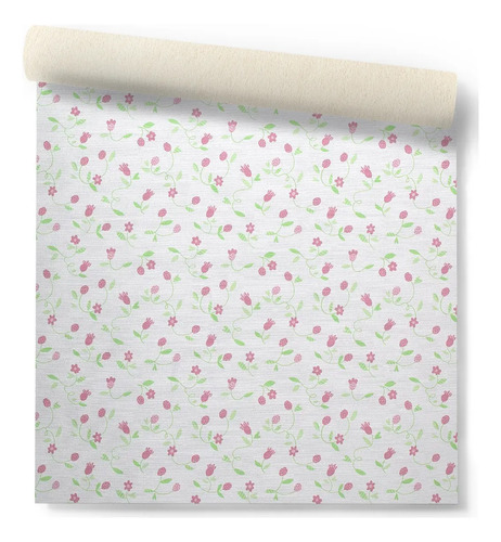 Papel Vinilico Texturado Forcitas Rosa  Nido Muresco 8706/1