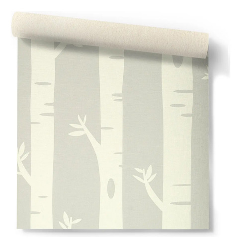 Papel Vinilico Lavable Muresco Capsula 5626/1 Árbol Gris DecoStock