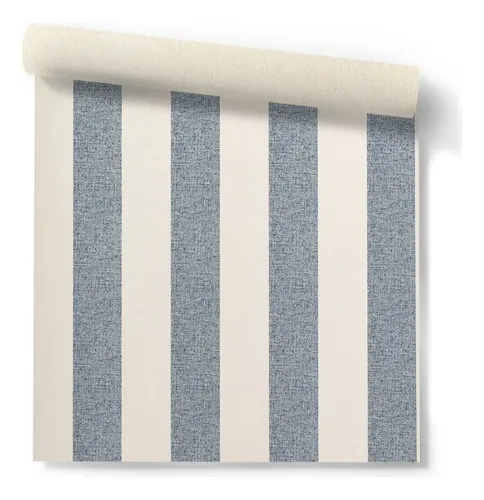 Papel Vinílico Muresco Capsula 5624/1 Rayado Celeste DecoStock