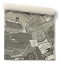 Papel Vinílico Allegra Muresco 7314/2 Estampas Blanco Negro DecoStock