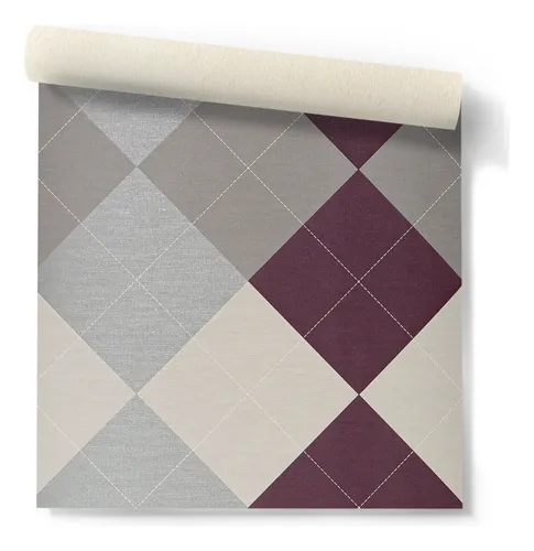 Papel Vinílico Allegra Muresco 7303/2 Rombos DecoStock
