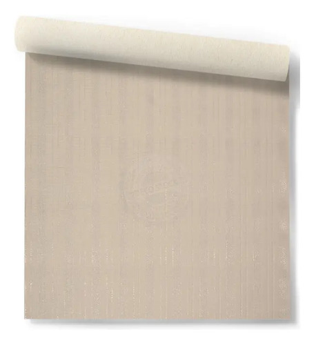 Papel Vinílico Crema Rayas Champagne Texturas Muresco 303/2
