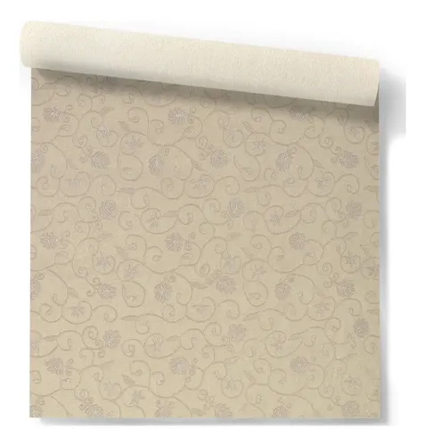 Papel Vinílico Beige Texturado Muresco Anna 4904/2 DecoStock