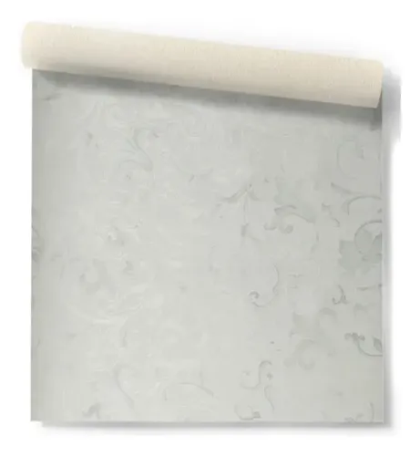 Papel Vinilico F/ Blanco Flores Gris Muresco Cinthia 6106/3 DecoStock