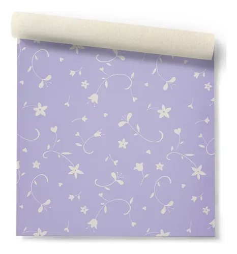 Papel Vinilizado Flores Blancas 1180/2 Decorpaper Muresco