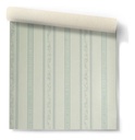 Papel Vinlizado Blanco Rayas Celes Decorpaper Muresco 1182/1