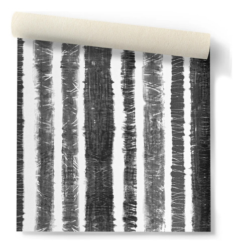 Papel Vinilizado Aroma Muresco 8330/4 Blanco, Gris y Negro