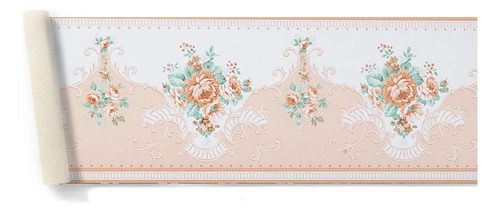 Guarda Vinilizada Importada Clásica Flores X 5 Mts 53747 Crown DecoStock