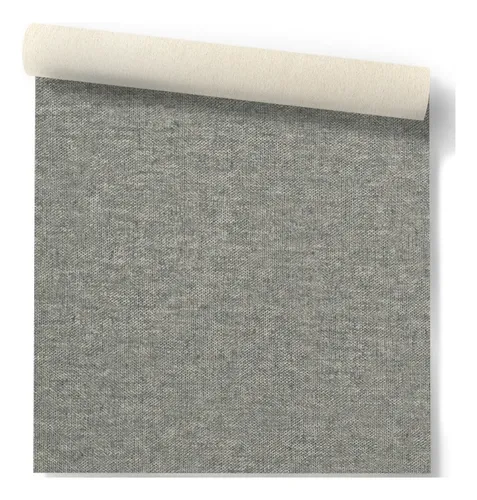 Papel Vinilico Texturado Gris Lavable Aura 860/4 Muresco DecoStock