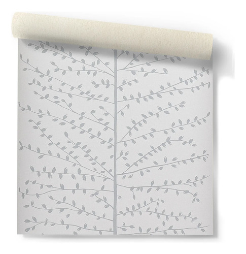 Papel Vinilico F/ Blanco Árbol Galia Muresco 48/2 DecoStock