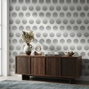 Papel Vinilico Texturado Circulos Urban 4704/3 DecoStock