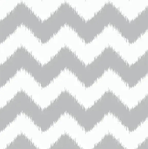 Rollo De Pvc Autoadhesivo Chevron Grafito Muresco 2 Mts